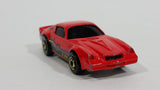 1986 Hot Wheels Chevrolet Camaro Z28 Red Die Cast Toy Muscle Car - Treasure Valley Antiques & Collectibles