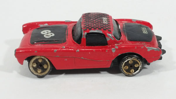 Vintage Summer Marz Karz 1957 Chevy Corvette #68 Red No. s8503 & 8516 Die Cast Toy Car Vehicle - Made in China - Treasure Valley Antiques & Collectibles