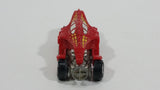 1986 Hot Wheels Speed Demons Double Demon Dinosaur Red Die Cast Toy Car Vehicle - Treasure Valley Antiques & Collectibles