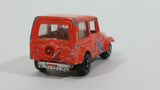 Vintage Jeep CJ-7 Orange Die Cast Toy Car Vehicle with Opening Hood Made in Hong Kong - Treasure Valley Antiques & Collectibles
