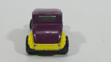 1991 Matchbox Model A Ford Burgundy Plum and Yellow MB55 Die Cast Toy Antique Classic Car Vehicle - USA only