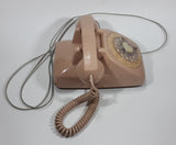 Vintage 1954-1975 GTE Automatic Electric Sand/Beige Model AE-80 Rotary Telephone - Working - Treasure Valley Antiques & Collectibles