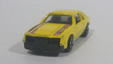 Rare VHTF Vintage Uniborn Ford Mustang Yellow Die Cast Toy Car Vehicle - Hong Kong