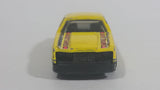 Rare VHTF Vintage Uniborn Ford Mustang Yellow Die Cast Toy Car Vehicle - Hong Kong