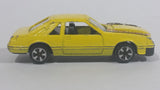 Rare VHTF Vintage Uniborn Ford Mustang Yellow Die Cast Toy Car Vehicle - Hong Kong