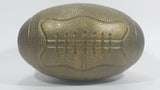 Vintage Heavy Large 8" Long Brass American Football Sculpture Sports Man Cave Collectible - Treasure Valley Antiques & Collectibles
