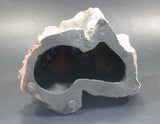 1999 Wolf Howling While Sitting on a Rock 10" Tall Decorative Resin Sculpture - Treasure Valley Antiques & Collectibles