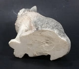 Wolf Sitting and Howling Light Weight Resin Animal Figurine 4 1/2" Tall - Treasure Valley Antiques & Collectibles