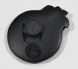 Vintage 1970s Coco Joes Aloha Hawaii Palm Tree Beach Lounging Black Plastic Fridge Magnet - Treasure Valley Antiques & Collectibles