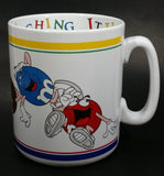Collectible M & M's Chocolate Candy White Colorful "Laughing It Up" Over-sized Coffee Hot Chocolate Mug - Treasure Valley Antiques & Collectibles