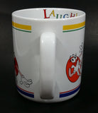 Collectible M & M's Chocolate Candy White Colorful "Laughing It Up" Over-sized Coffee Hot Chocolate Mug - Treasure Valley Antiques & Collectibles