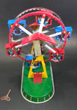 Vintage Tin Wind Up Ferris Wheel Toy Fair Ride Collectible - Working - Treasure Valley Antiques & Collectibles
