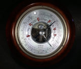 Vintage Cenco No. 76872 Round Wooden Cased Weather Barometer Made in West Germany - Treasure Valley Antiques & Collectibles