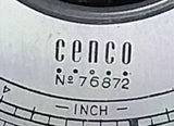 Vintage Cenco No. 76872 Round Wooden Cased Weather Barometer Made in West Germany - Treasure Valley Antiques & Collectibles