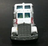 Rare Vintage Yatming Canadian Tire White and Red Semi Tractor Truck Die Cast Toy Car Rig Vehicle