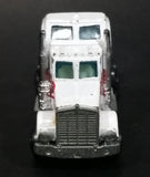 Rare Vintage Yatming Canadian Tire White and Red Semi Tractor Truck Die Cast Toy Car Rig Vehicle