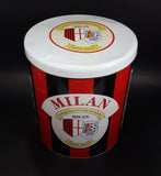 Rare 1899-1993 A.C. Milan Football Club Soccer Team Large 10" Tall Metal Canister Sports Collectible - Treasure Valley Antiques & Collectibles