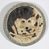 Wolf Wolves 3D Circular 4 1/4" Resin Hanging Wall Plate Wildlife Collectible Hanging - Treasure Valley Antiques & Collectibles