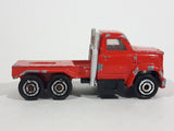 Vintage Majorette Magirus Red Semi Tractor Truck 1:100 Scale Die Cast Toy Car Trucking Rig Vehicle - Treasure Valley Antiques & Collectibles