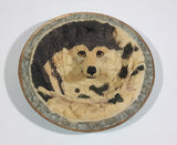 Wolf Wolves 3D Circular 4 1/4" Resin Hanging Wall Plate Wildlife Collectible Hanging - Treasure Valley Antiques & Collectibles