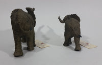 2002 Homco Home Interiors Elephant Mother and Baby Elephant Wildlife Figurine Sculptures Collectibles - Treasure Valley Antiques & Collectibles