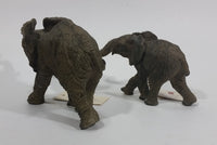 2002 Homco Home Interiors Elephant Mother and Baby Elephant Wildlife Figurine Sculptures Collectibles - Treasure Valley Antiques & Collectibles