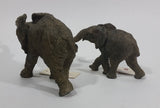 2002 Homco Home Interiors Elephant Mother and Baby Elephant Wildlife Figurine Sculptures Collectibles - Treasure Valley Antiques & Collectibles