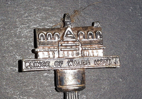 Vintage Waterton Lakes National Park Prince of Wales Hotel Figural Collectible Spoon - Treasure Valley Antiques & Collectibles