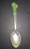 Vintage Bangkok, Thailand Green Collectible Spoon - Treasure Valley Antiques & Collectibles