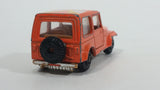 Vintage Jeep CJ-7 Orange Die Cast Toy Car Vehicle with Opening Doors - Treasure Valley Antiques & Collectibles