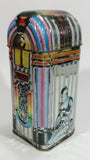 Collectible Churchill's of England Jukebox 2000 Money Bank Rock & Roll Tin Container