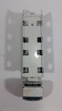 Vintage Tonka Semi Tractor Trailer Truck Auto Hauler Transport Rig White and Blue Pressed Steel Toy Car Vehicle