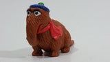 Vintage Sesame Street Snuffleupagus Character Applause PVC Figure 4 1/4" Long