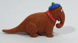 Vintage Sesame Street Snuffleupagus Character Applause PVC Figure 4 1/4" Long