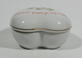 Vintage 1980 Designers Collection Strawberry Shortcake Fine Porcelain Heart Shaped Trinket Box WWA Inc Made in Japan