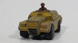 1973 Lesney Products Matchbox Rolamatics Stoat Yellow Brown Gold No. 28 Toy Car Army Military Scout Lookout Vehicle - Treasure Valley Antiques & Collectibles
