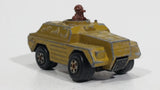 1973 Lesney Products Matchbox Rolamatics Stoat Yellow Brown Gold No. 28 Toy Car Army Military Scout Lookout Vehicle - Treasure Valley Antiques & Collectibles