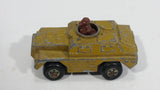 1973 Lesney Products Matchbox Rolamatics Stoat Yellow Brown Gold No. 28 Toy Car Army Military Scout Lookout Vehicle - Treasure Valley Antiques & Collectibles