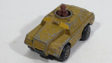 1973 Lesney Products Matchbox Rolamatics Stoat Yellow Brown Gold No. 28 Toy Car Army Military Scout Lookout Vehicle - Treasure Valley Antiques & Collectibles