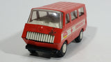 Vintage Tonka Emergency Ambulance Van Orange Red Pressed Steel Toy Car Paramedics Medic Rescue Vehicle - Treasure Valley Antiques & Collectibles