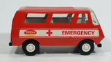 Vintage Tonka Emergency Ambulance Van Orange Red Pressed Steel Toy Car Paramedics Medic Rescue Vehicle - Treasure Valley Antiques & Collectibles
