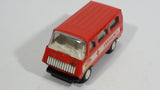 Vintage Tonka Emergency Ambulance Van Orange Red Pressed Steel Toy Car Paramedics Medic Rescue Vehicle - Treasure Valley Antiques & Collectibles