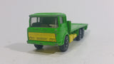 Vintage 1971 Lesney Products Matchbox Super Kings DAF K-13/20 Green Yellow Semi Truck Die Cast Toy Car Vehicle Rig - Treasure Valley Antiques & Collectibles