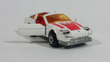 Vintage Majorette Nissan 300 ZX Turbo T-Top No. 241 White Die Cast Toy Car Vehicle with Opening Doors and Moving Headlights 1/62 Scale Made in France - Treasure Valley Antiques & Collectibles