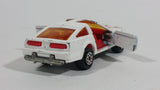Vintage Majorette Nissan 300 ZX Turbo T-Top No. 241 White Die Cast Toy Car Vehicle with Opening Doors and Moving Headlights 1/62 Scale Made in France - Treasure Valley Antiques & Collectibles