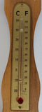 Vintage Fisher Nautical Style Wooden Barometer Weather Station