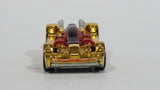2010 Hot Wheels Tooligan Gold Chrome Red Die Cast Toy Tool Wrench Car Vehicle