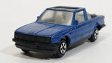 Vintage Unknown Brand BMW 323L Cabriolet Blue Die Cast Toy Car Vehicle Made in Hong Kong