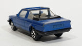 Vintage Unknown Brand BMW 323L Cabriolet Blue Die Cast Toy Car Vehicle Made in Hong Kong