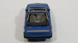 Vintage Unknown Brand BMW 323L Cabriolet Blue Die Cast Toy Car Vehicle Made in Hong Kong
